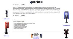 Desktop Screenshot of fortec.com