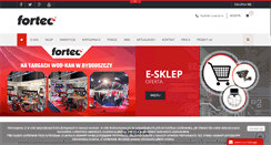 Desktop Screenshot of fortec.pl